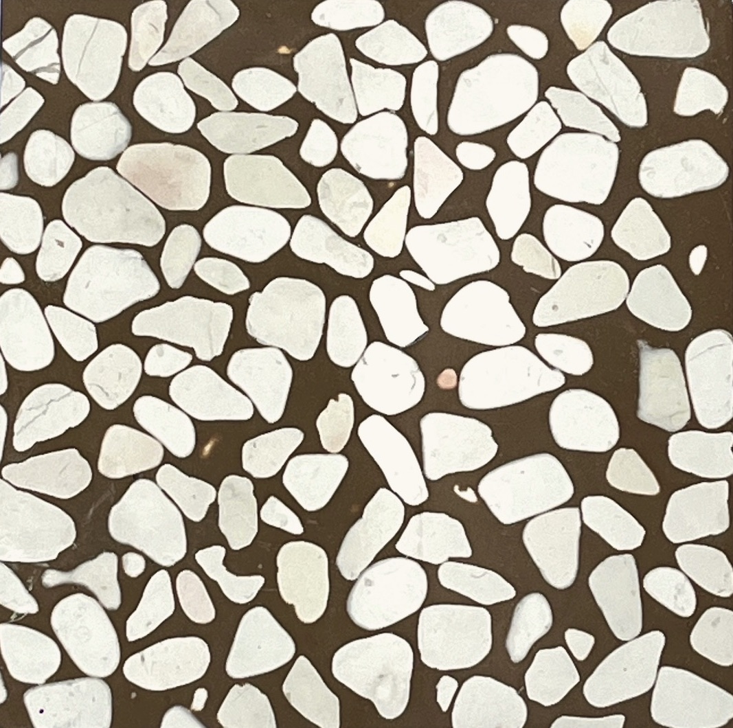 McB 10608-T, Carrara Tumbled Stone with Tan